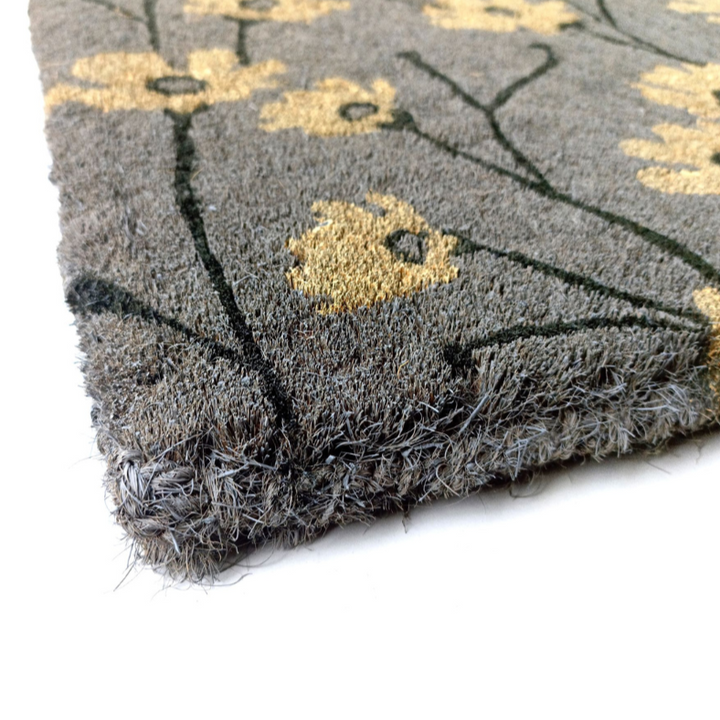 Wild Flowers 100% Coir Doormat - Fab Habitat , Doormats, [product_size],