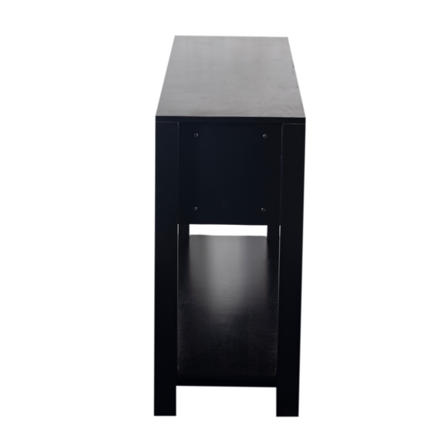 Minimalist Byron black console for entryway – 120cm – purchase in Australia