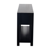 Minimalist Byron black console for entryway – 120cm – purchase in Australia