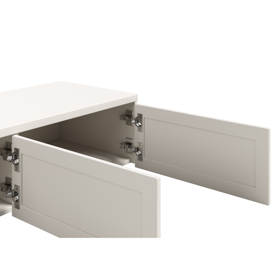 Arya White Floating TV Unit – 200cm