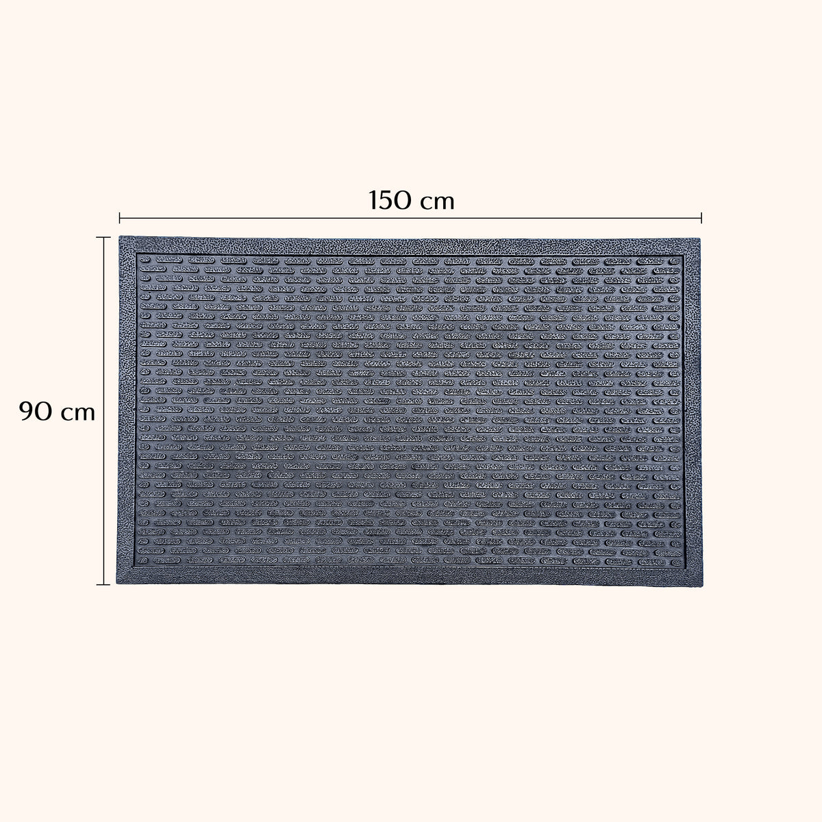 Capsule Rubber Doormat - Fab Habitat , Doormats, 
