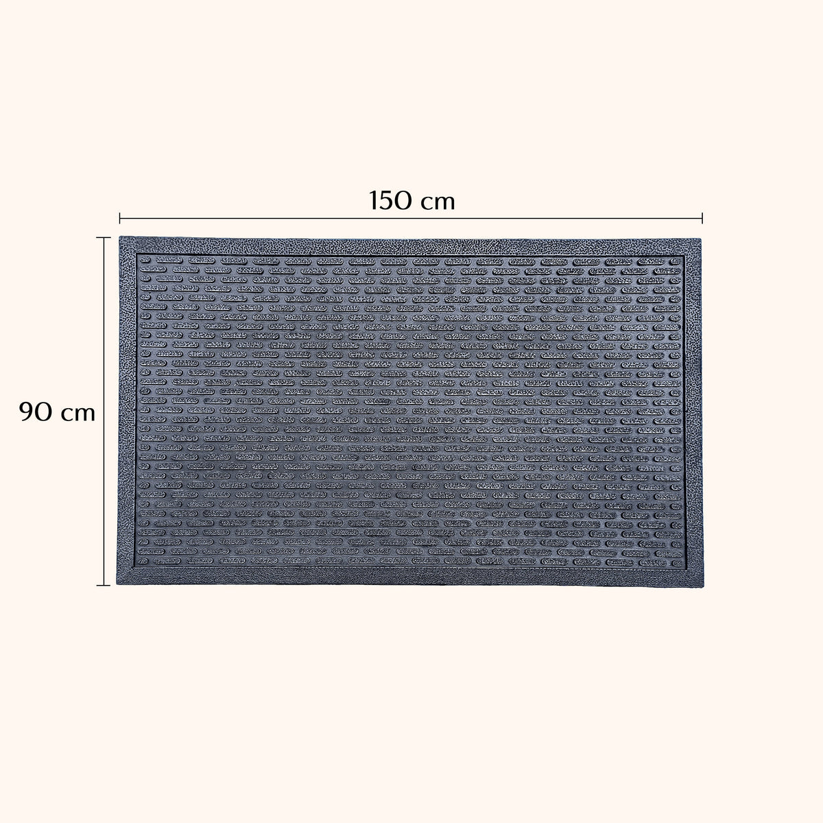Capsule Rubber Doormat - Fab Habitat , Doormats, 