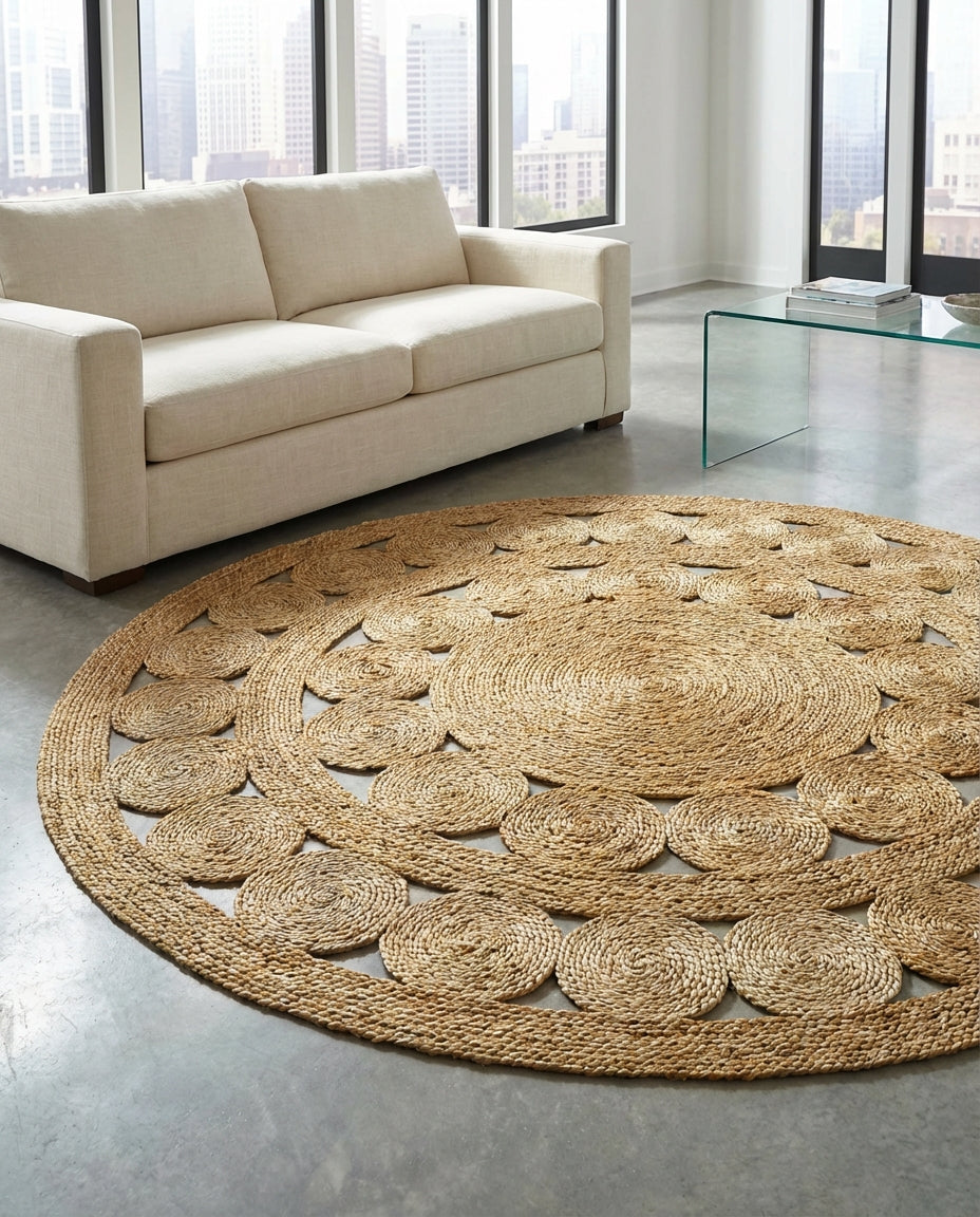 Mehak Round Jute Rug
