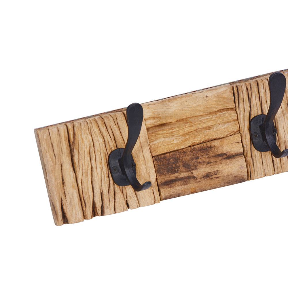 Ara 60cm Wood and Metal Wall Hook - Fab Habitat , Wall Hooks, 