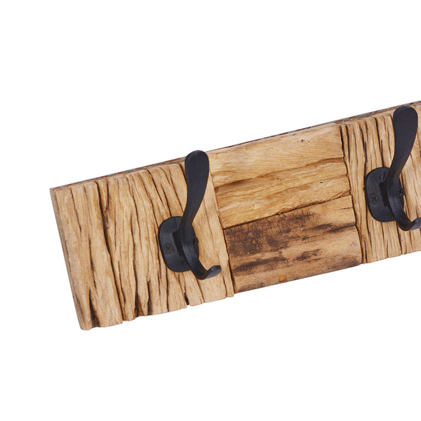 Ara 60cm Wood and Metal Wall Hook - Fab Habitat , Wall Hooks, 
