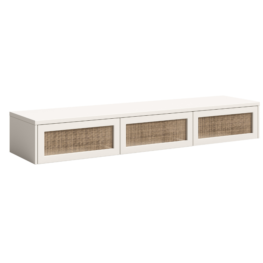 Arya White Floating TV Unit – 160cm