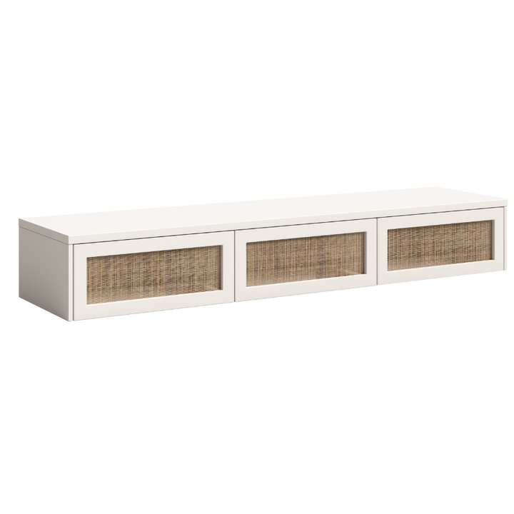 Arya White Floating TV Unit – 160cm