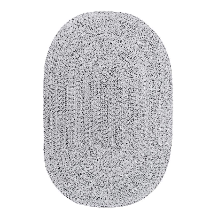Side Angle of Tula Grey Rug – Distressed Design 160x230 cm – Shop in Australia