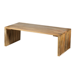Brera Natural Wooden Slatted Coffee Table