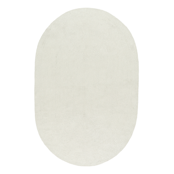 Tula Cream Oval Indoor Outdoor Rug