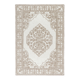 Close-up texture of Vidhi wool rug in multicolour – premium handwoven wool rug – buy online in Australia