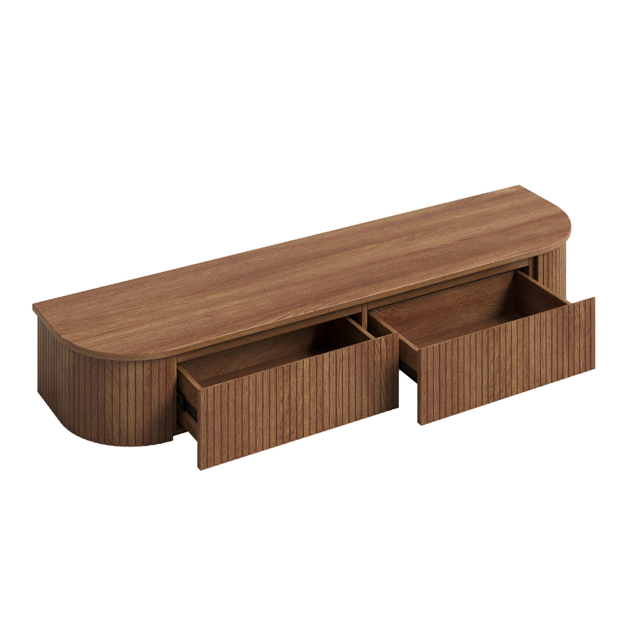 Reet Walnut Floating TV Unit – 160cm