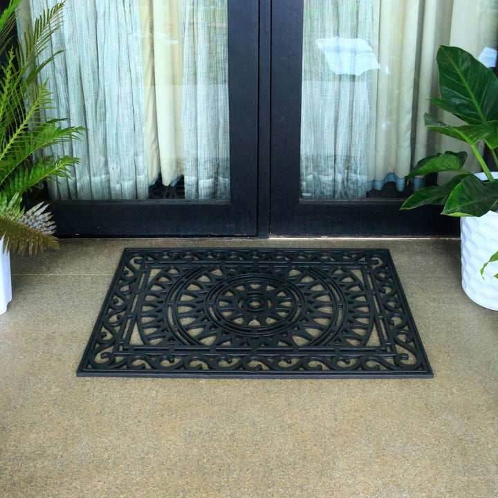 Meena Rubber Doormat - Fab Habitat , Doormats, [product_size],