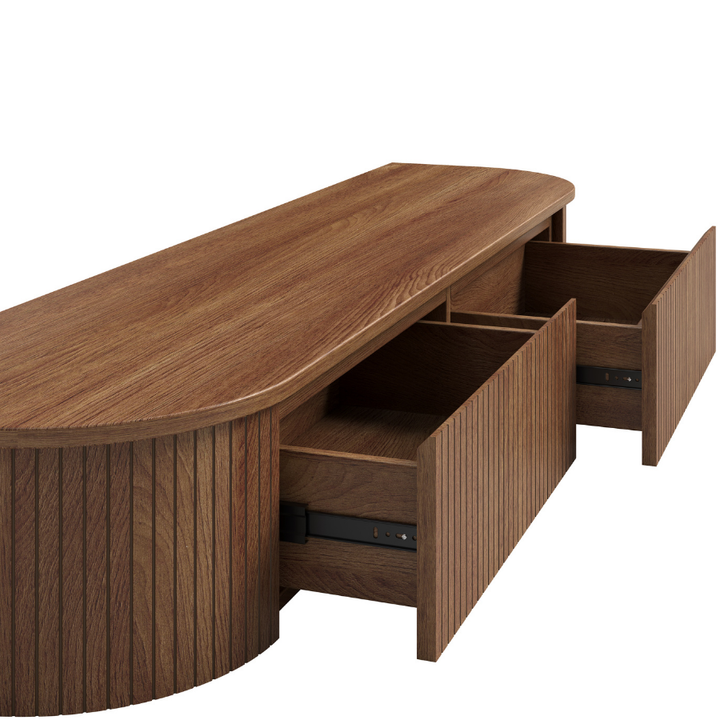 Reet Walnut Floating TV Unit – 160cm