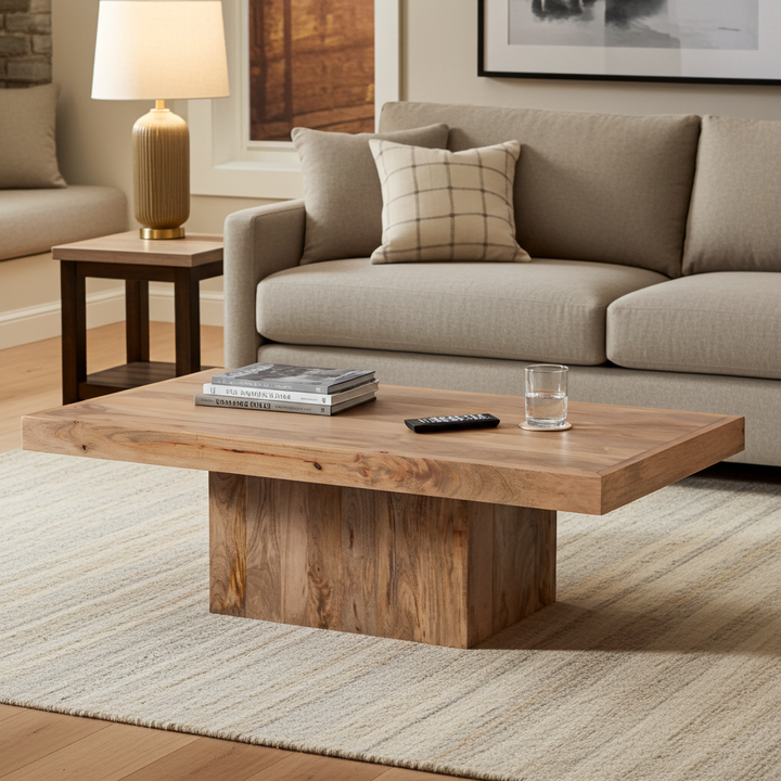 Oji Natural Coffee Table - 120x60cm