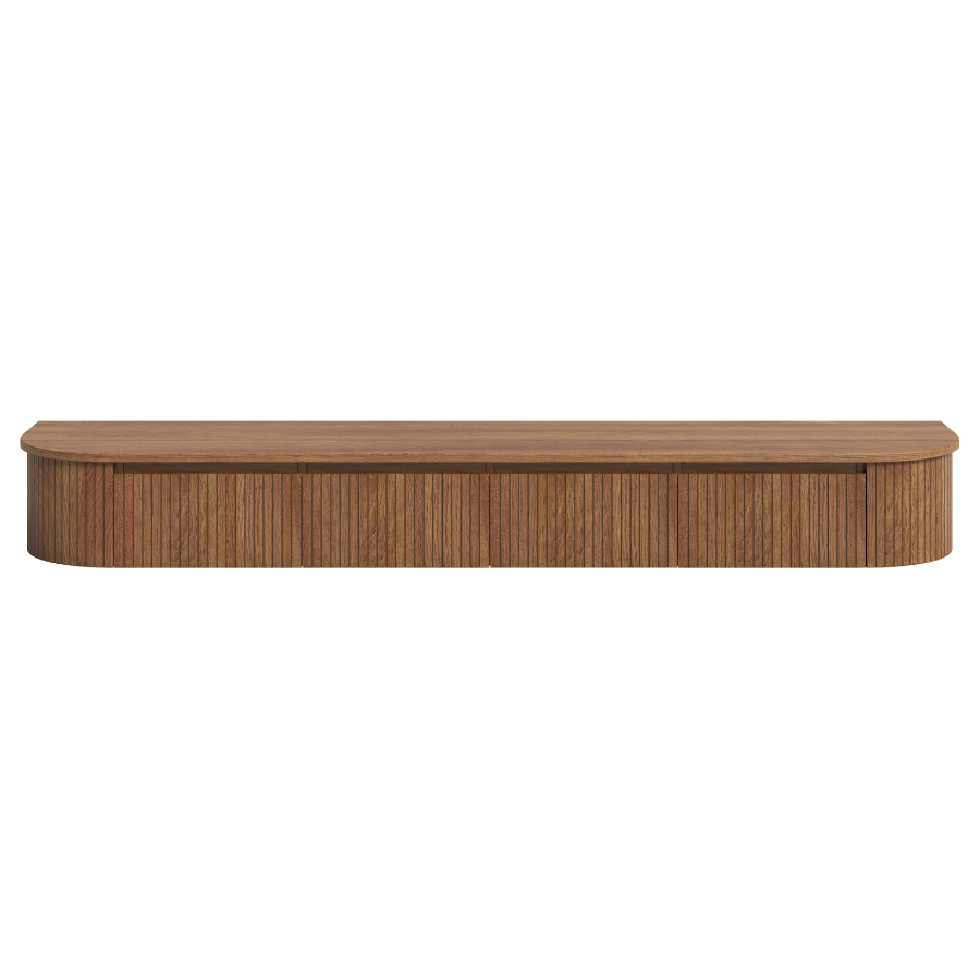 Reet Walnut Floating TV Unit – 200cm
