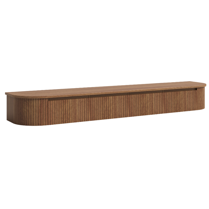 Reet Walnut Floating TV Unit – 200cm