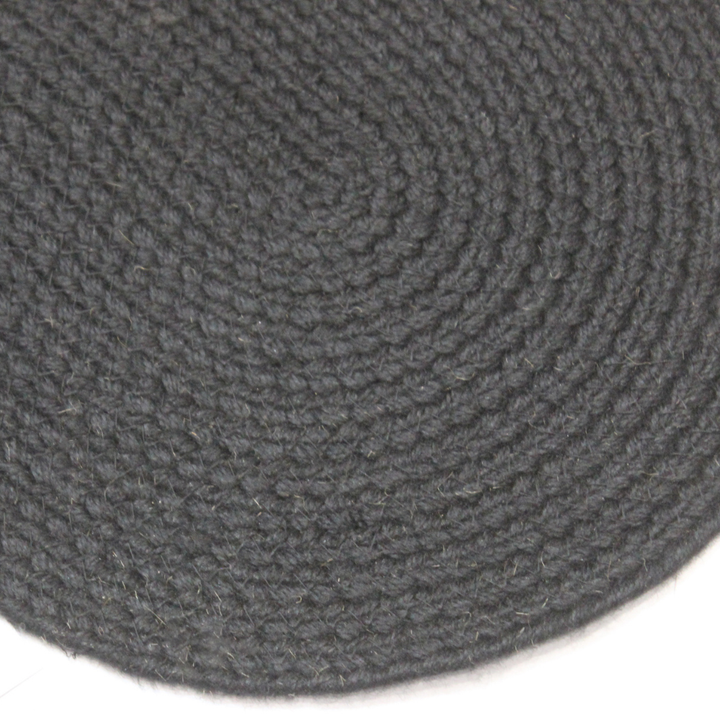 Hazel Black Oval PET Placemats