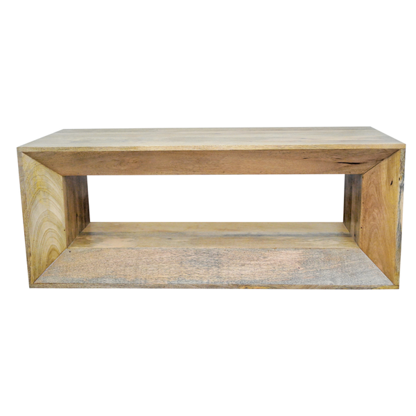 Khushi Natural Wooden Block Coffee Table