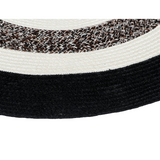 Round rug edge detail – 200 cm jute Churchill design – eco-conscious texture – buy online in Australia