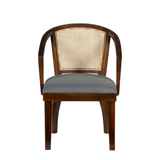 Byron Walnut Chair with Grey Seat (Set of 2)