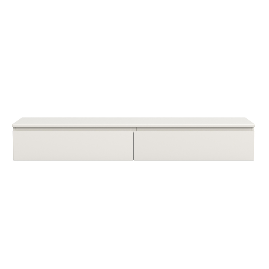 Madison Floating White TV Unit with Storage - 160cm - Fab Habitat , TV Units,