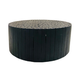 Musca Black Wooden Round Coffee Table - Fab Habitat , Coffee Tables,
