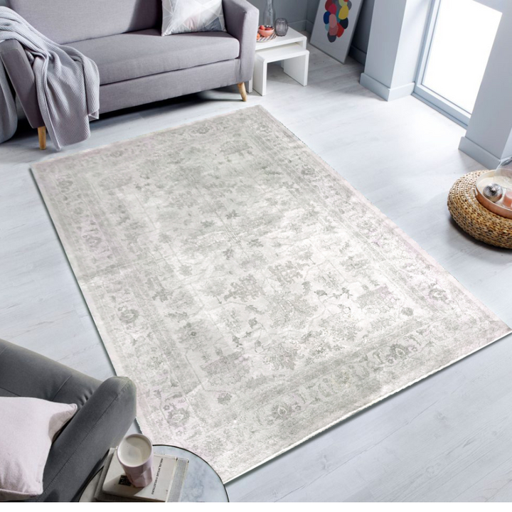 Pasadena Multicoloured Distressed Machine Washable Rug