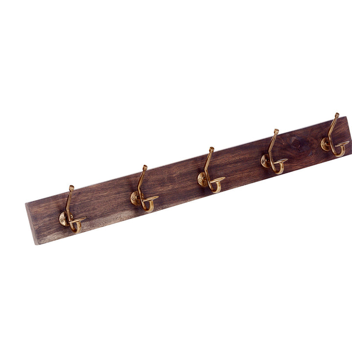 Columba 90 cm Wood And Metal Wall Hook - Fab Habitat , Wall Hooks, [product_size],