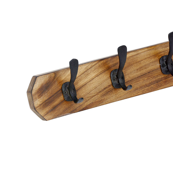 Caelum 90cm Wood and Metal Wall Hook - Fab Habitat , Wall Hooks, 