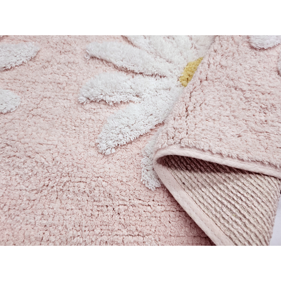 Fab Habitat Woodcliff pink bath rug – 50x80 cm non-slip mat Australia