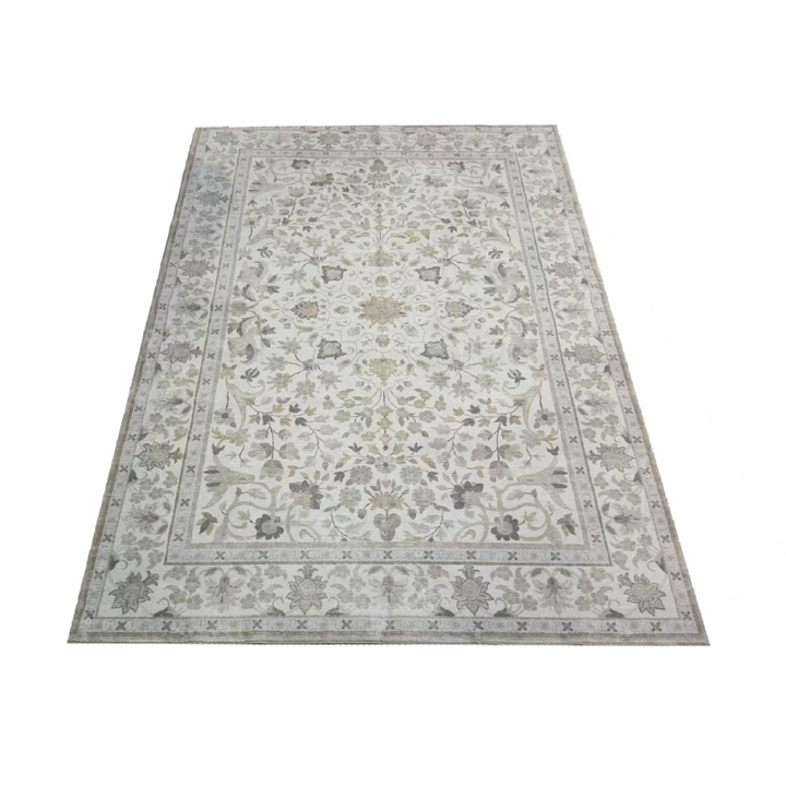 Dhruv Multicoloured Distressed Machine Washable Rug