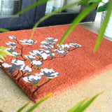Magnolia Coral 100% Coir Doormat - Fab Habitat , Doormats, 