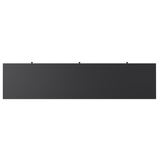 Reet Black Console Table with 3 Drawers - 150cm