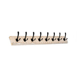 Hercules 90cm Wood And Metal Wall Hook - Fab Habitat , Wall Hooks, 