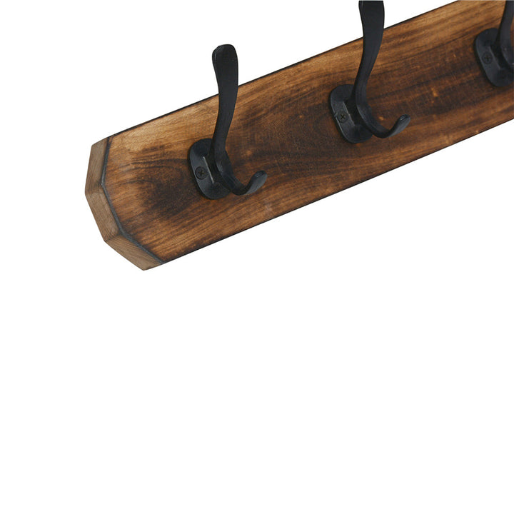 Caelum 60cm Wood and Metal Wall Hook - Fab Habitat , Wall Hooks, [product_size],