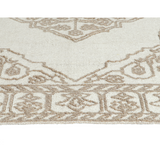 Top view of Vidhi wool area rug – multicolour handwoven pattern – buy rugs online in Australia