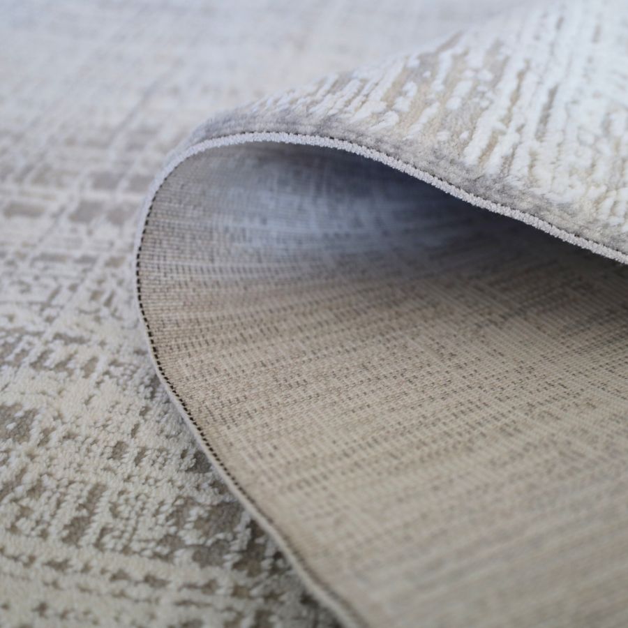 Amadeus Beige Modern Distressed Rug