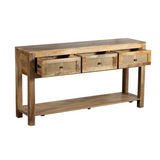 Top view of Byron console table in natural finish – 120cm – buy in Australia