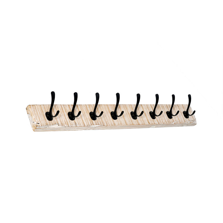 Hercules 90cm Wood And Metal Wall Hook - Fab Habitat , Wall Hooks, 