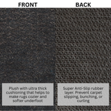 Felt Rug Underlay with Non-Slip Rubber Backing
