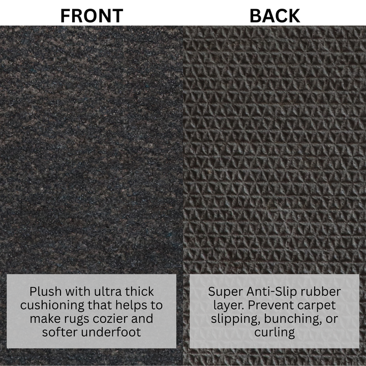 Felt Rug Underlay with Non-Slip Rubber Backing