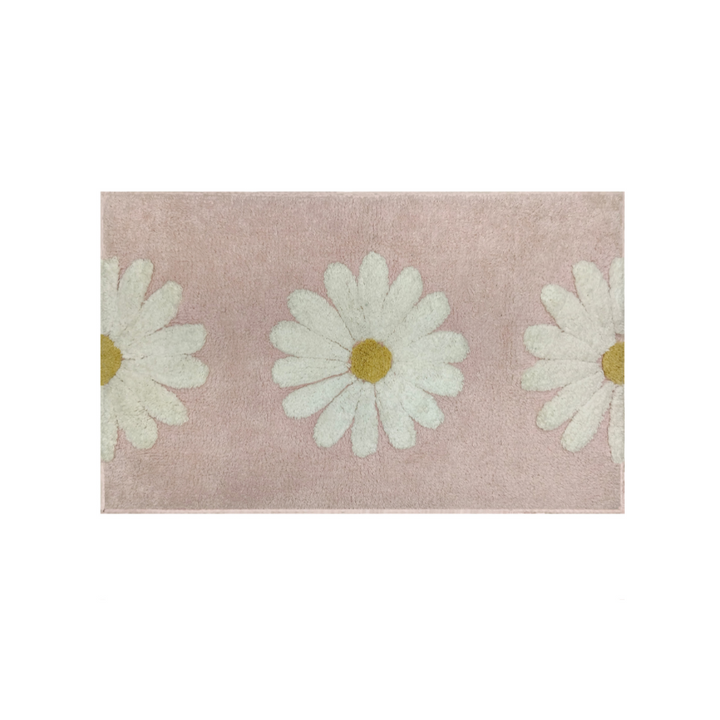 50x80cm Woodcliff Pink 100% Bathroom Mats