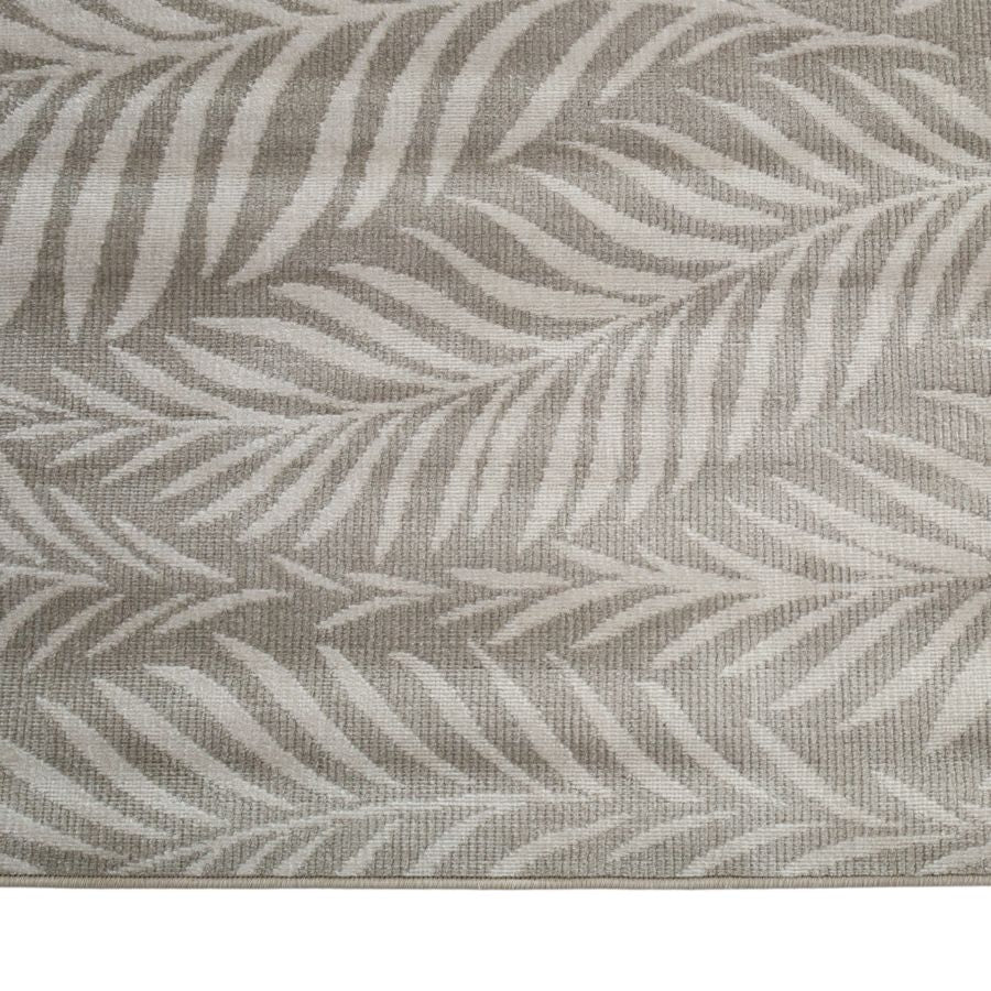 Manad Beige Botanical indoor Outdoor Large Rug