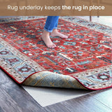 Ivory Anti Slip Rug Underlay (70 cm x 280 cm) - Fab Habitat , Rug Underlay, 