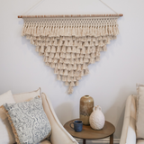 Fab Habitat Andreta macrame wall hanging – Natural cotton décor Australia