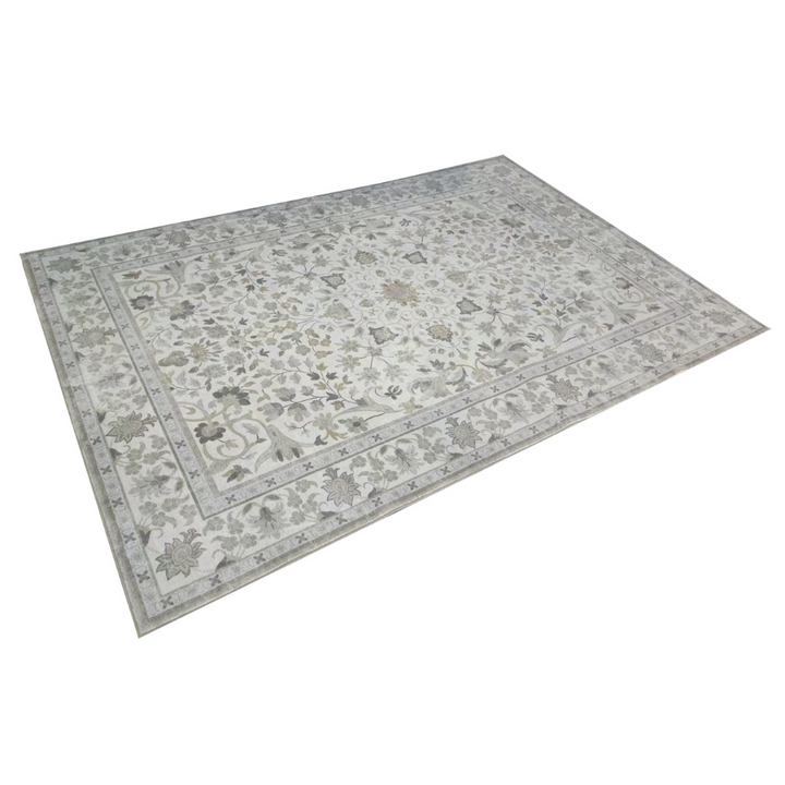 Dhruv Multicoloured Distressed Machine Washable Rug