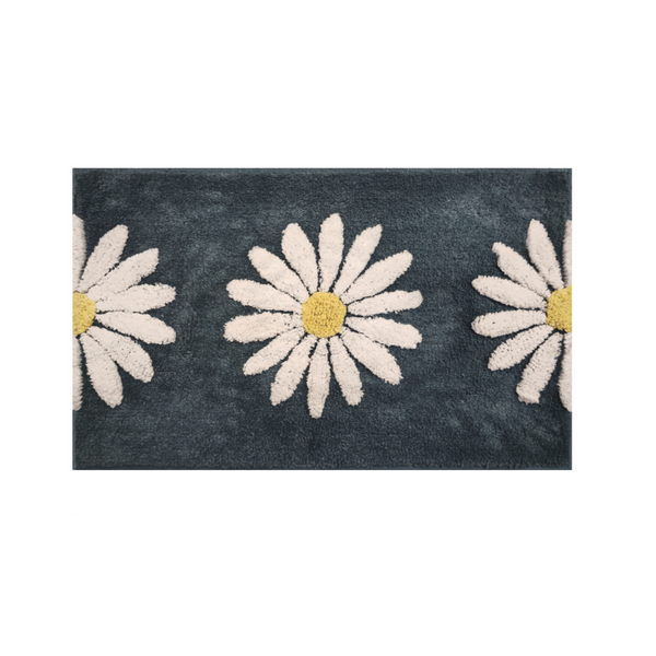 Teal bath mat 50x80 cm – Woodcliff soft absorbent mat Australia