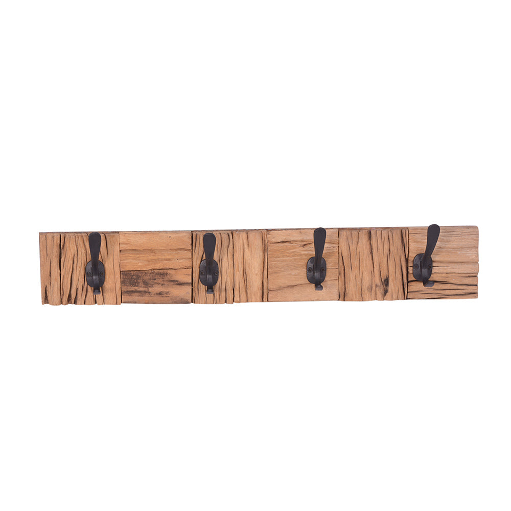 Ara 60cm Wood and Metal Wall Hook - Fab Habitat , Wall Hooks, 