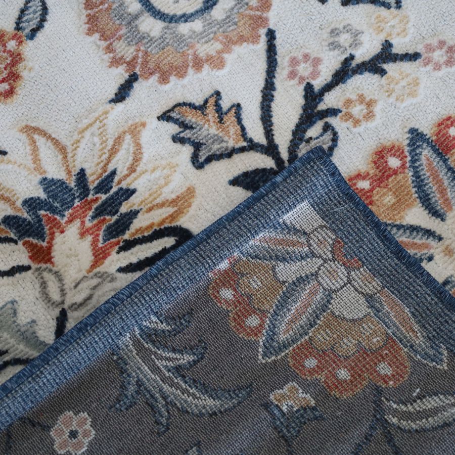 Namsai Floral Multicolour Indoor Outdoor Large Rug